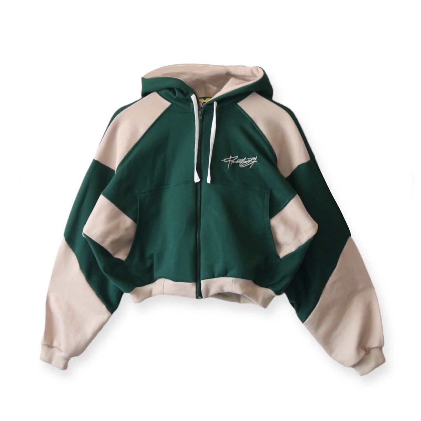 POLERÓN CROP ZIPPER CANGURO