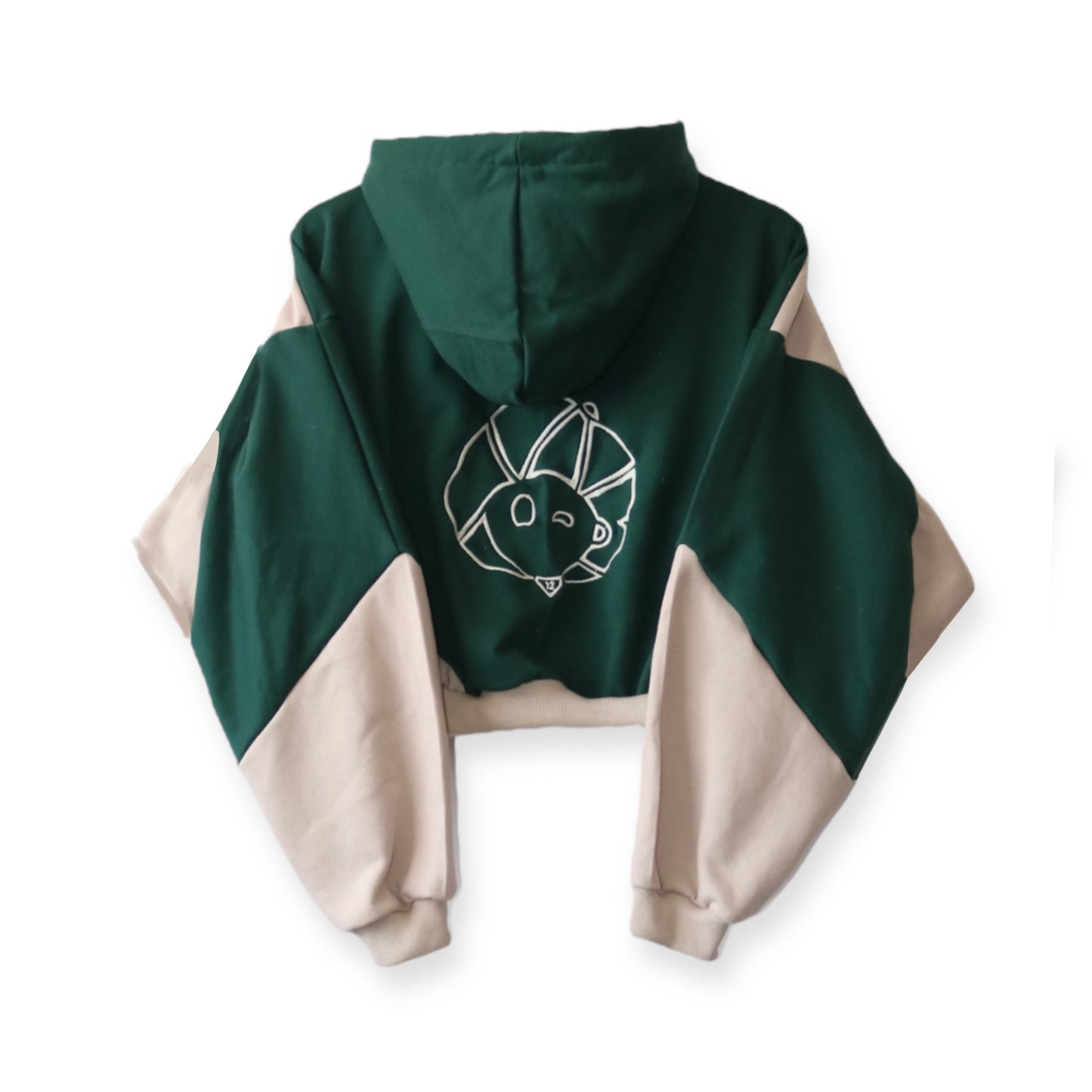 POLERÓN CROP ZIPPER CANGURO