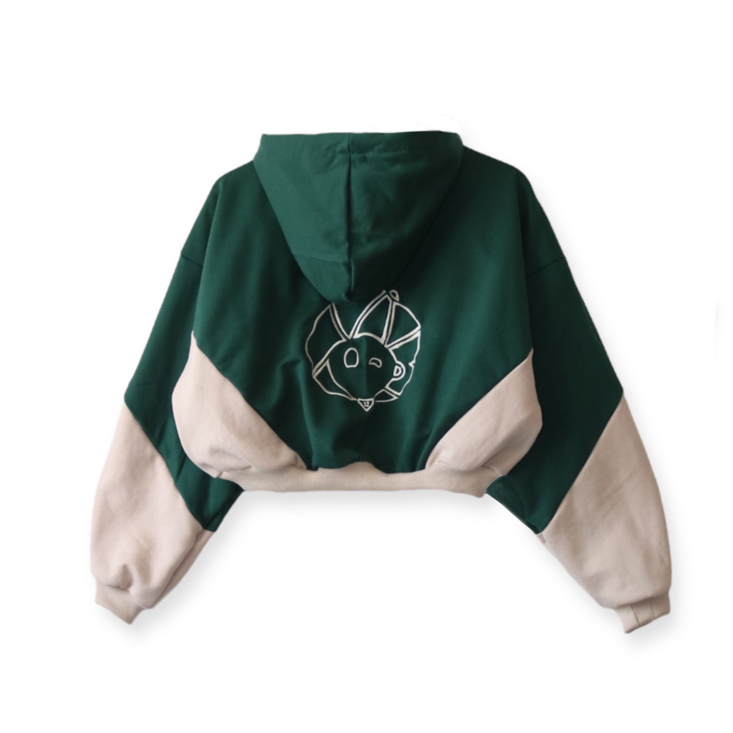 POLERÓN CROP ZIPPER CANGURO