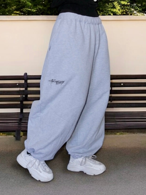 BUZO WIDE FRANELA GRIS