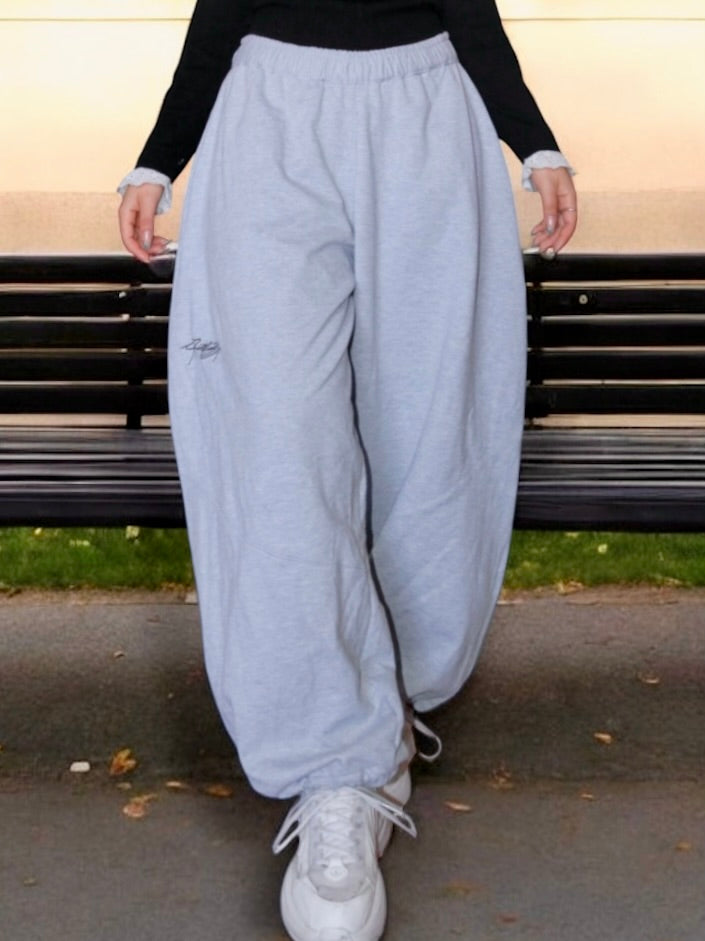 BUZO WIDE FRANELA GRIS