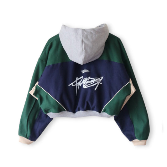 HOODIE CROP CANGURO - FRESH COLOURS