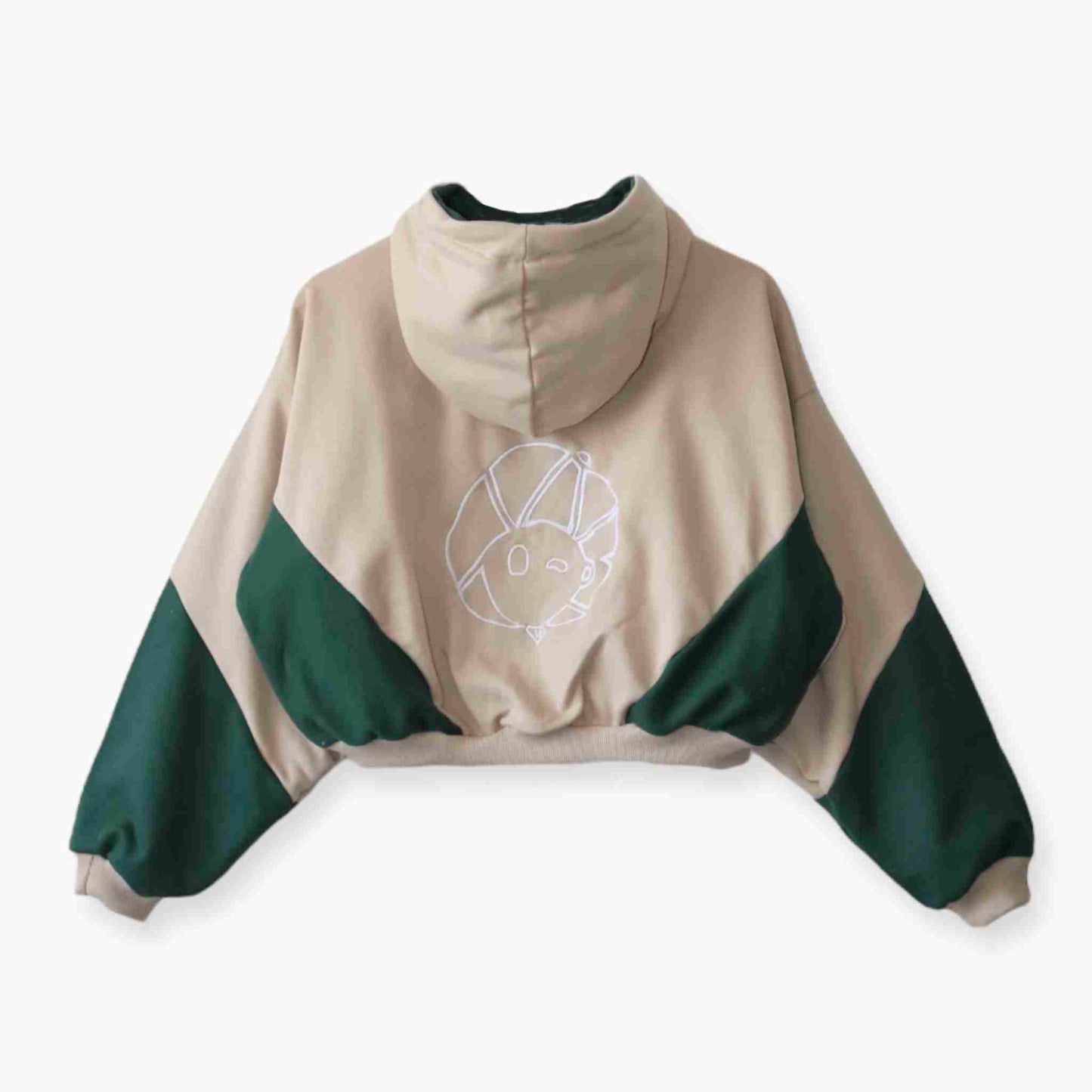 POLERÓN CROP ZIPPER CANGURO