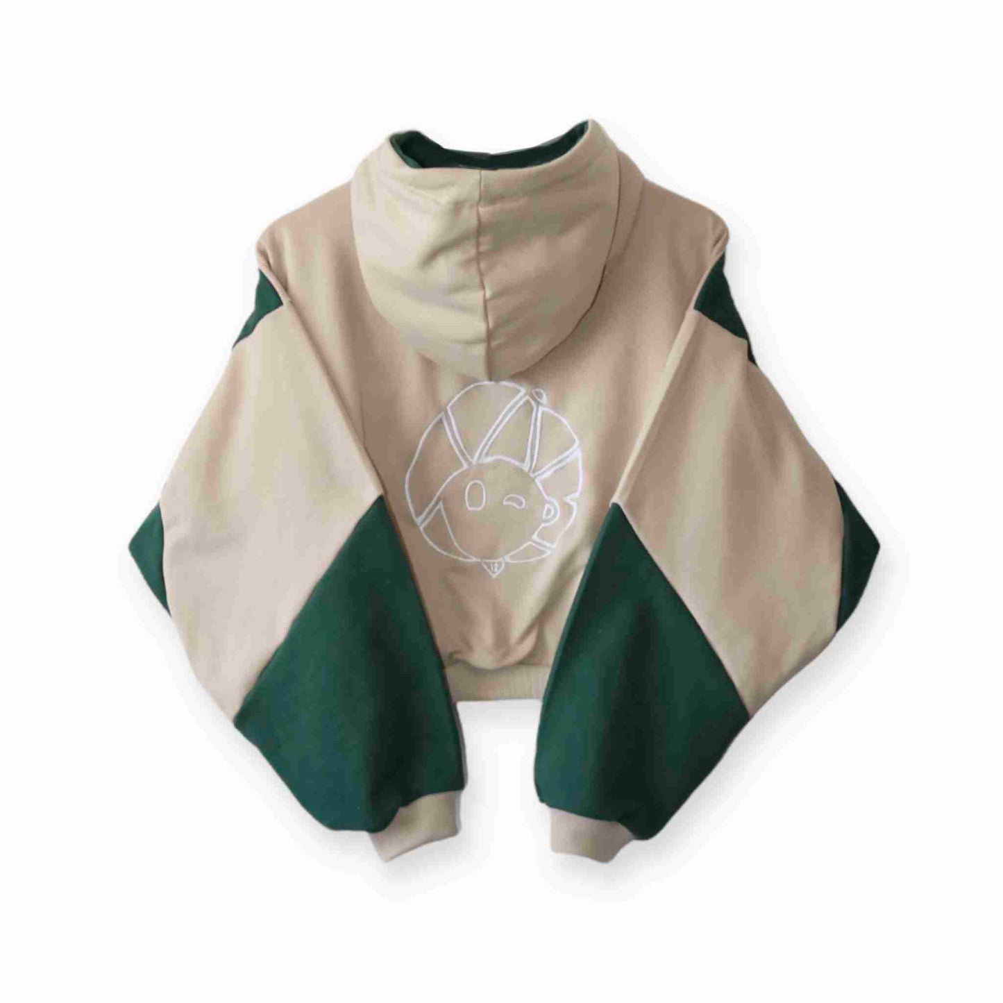 POLERÓN CROP ZIPPER CANGURO