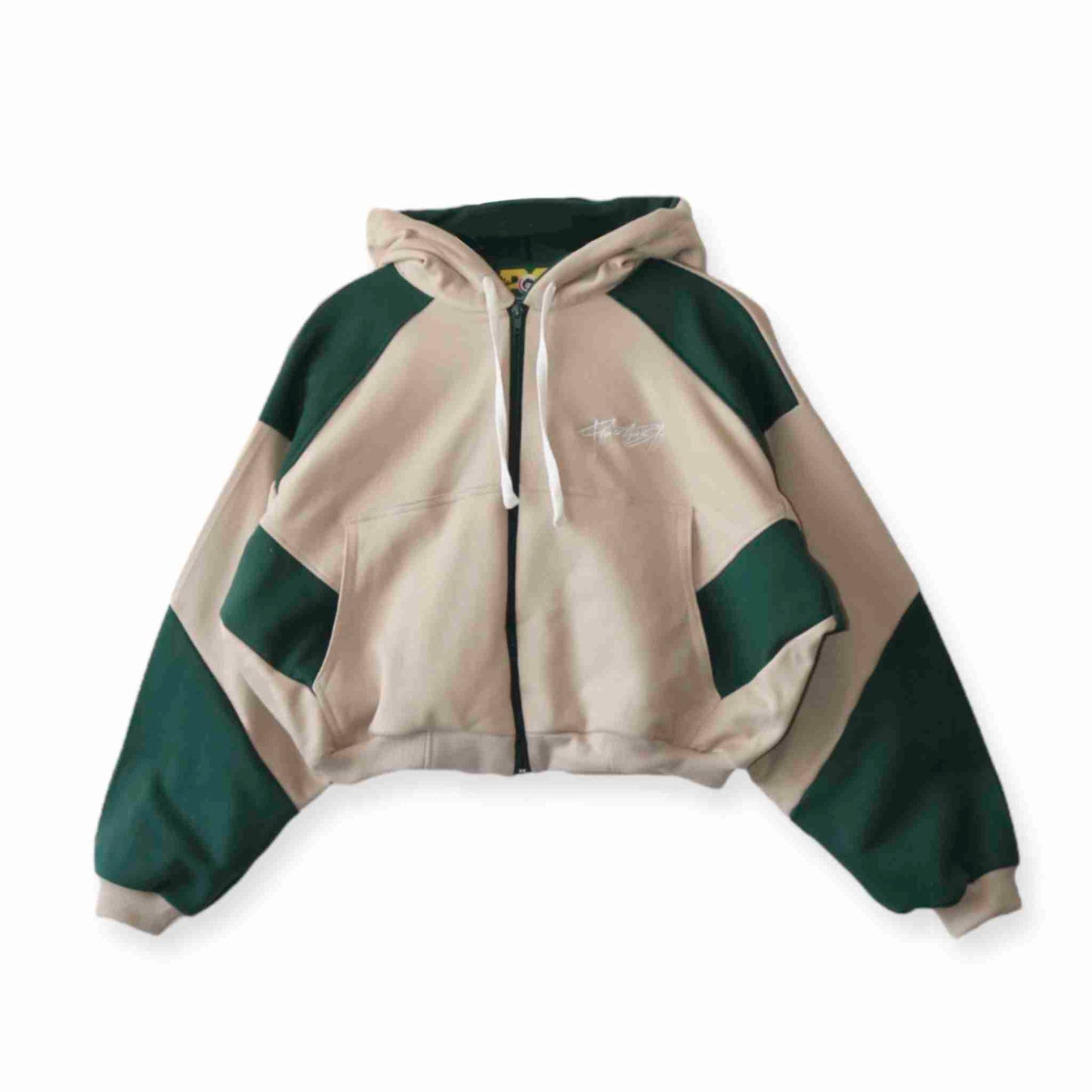 POLERÓN CROP ZIPPER CANGURO