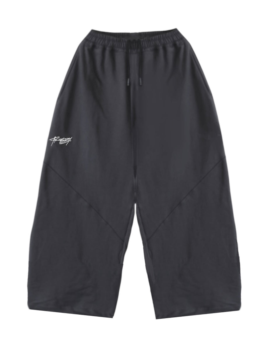 BUZO WIDE FRANELA GRIS OSCURO
