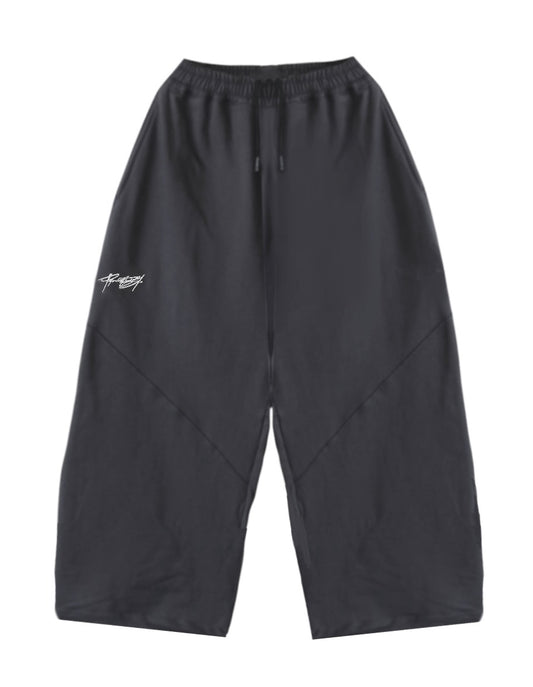 BUZO WIDE FRANELA GRIS OSCURO