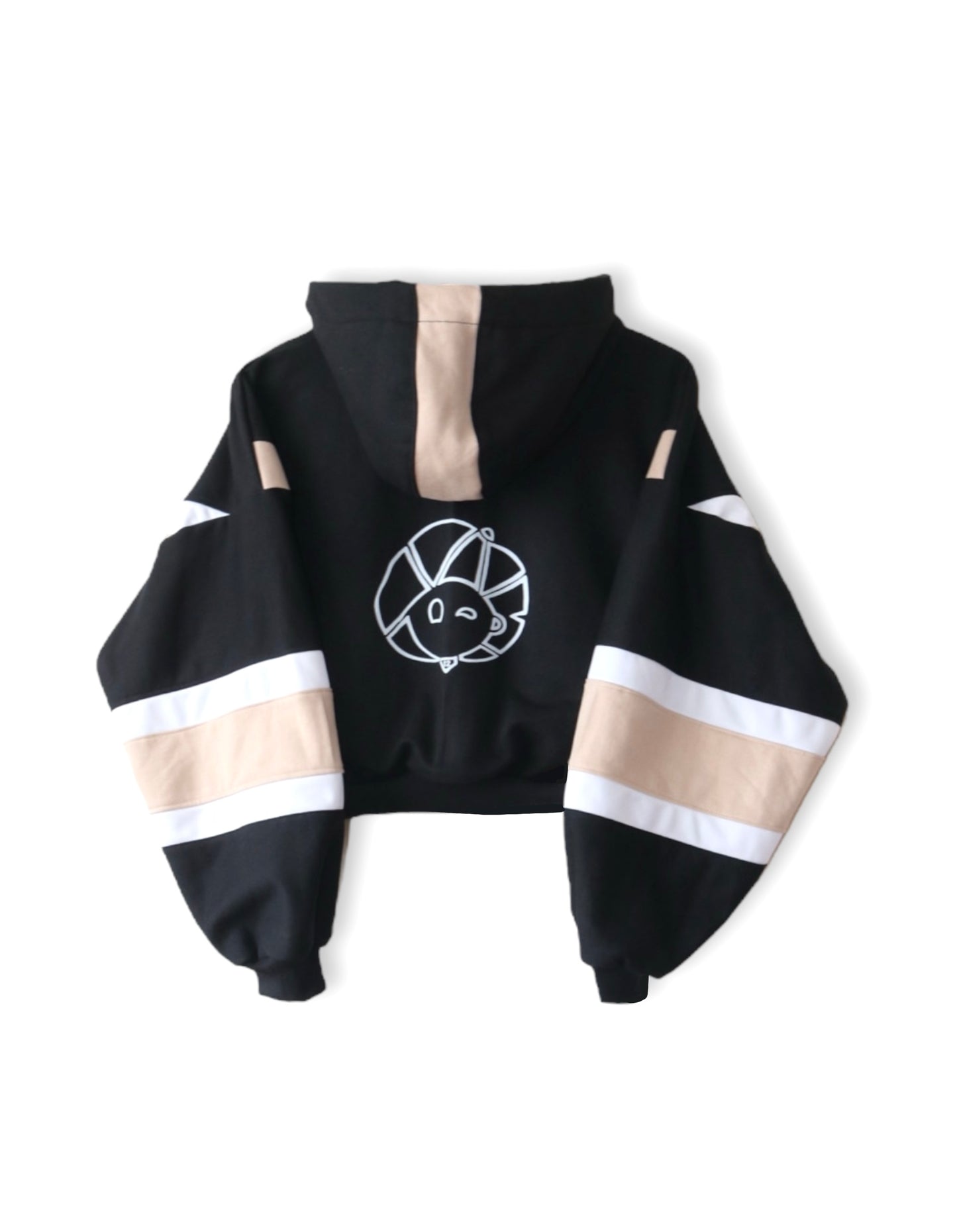 HOODIE CROP ZIPPER CANGURO
