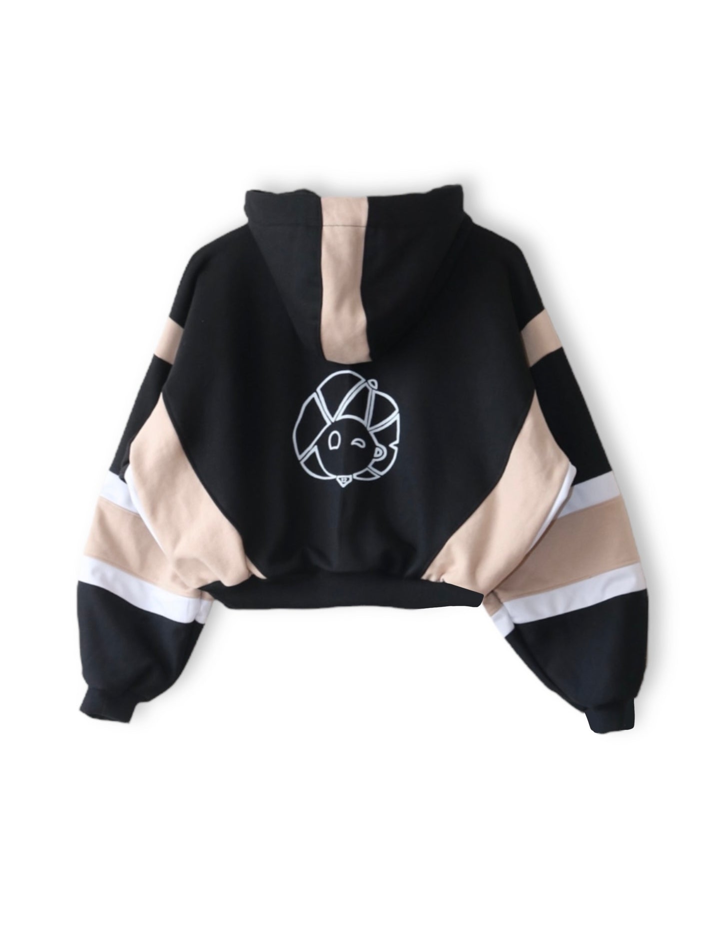 HOODIE CROP ZIPPER CANGURO