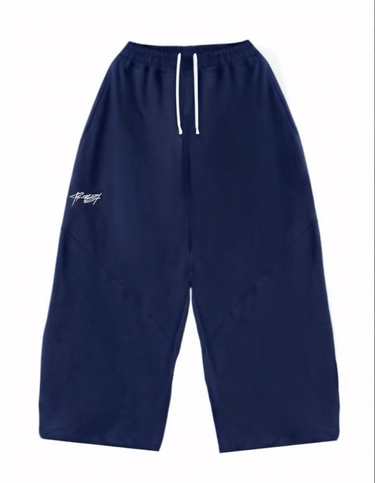 BUZO WIDE FRANELA AZUL FRANCIA