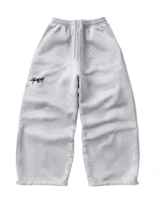 BUZO WIDE FRANELA GRIS